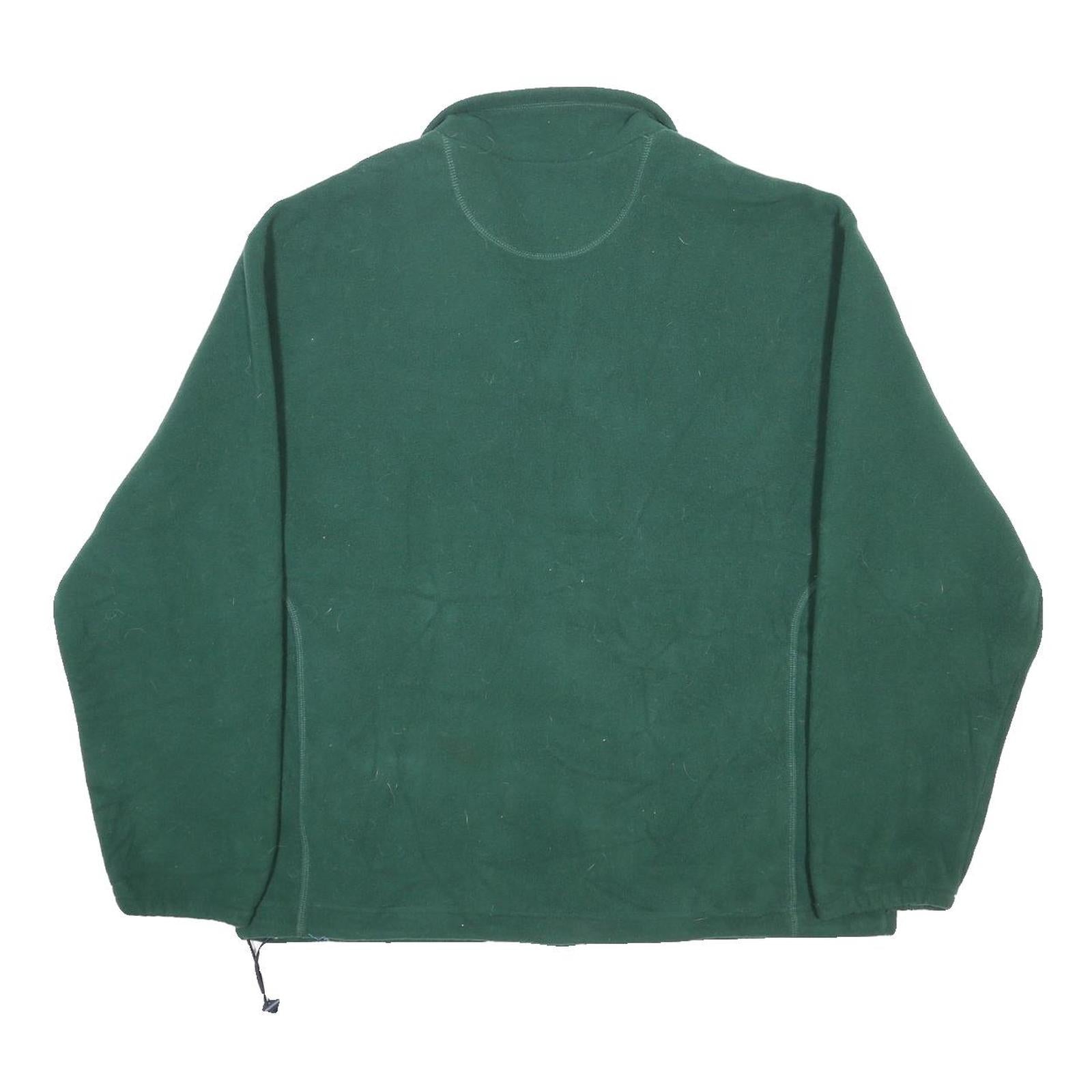 CHAPS RALPH LAUREN Mens Green Classic Jacket XL Polyester Plain Zip Casual