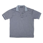 NAUTICA Mens Blue Short Sleeve Plain Polo Shirt M Cotton Blend Casual