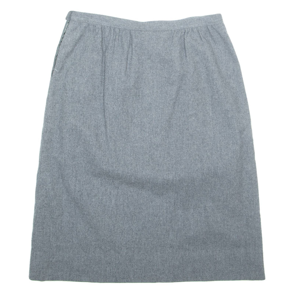 PENDLETON Womens A-Line Skirt Grey Midi Wool M