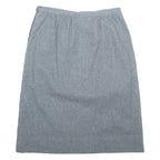 PENDLETON Womens A-Line Skirt Grey Midi Wool M
