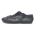 PRADA Boys Lace-Up Leather Black UK 4 Designer Casual Footwear