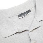 REEBOK Womens Grey Polo Shirt Cotton Short Sleeve M Plain Comfortable