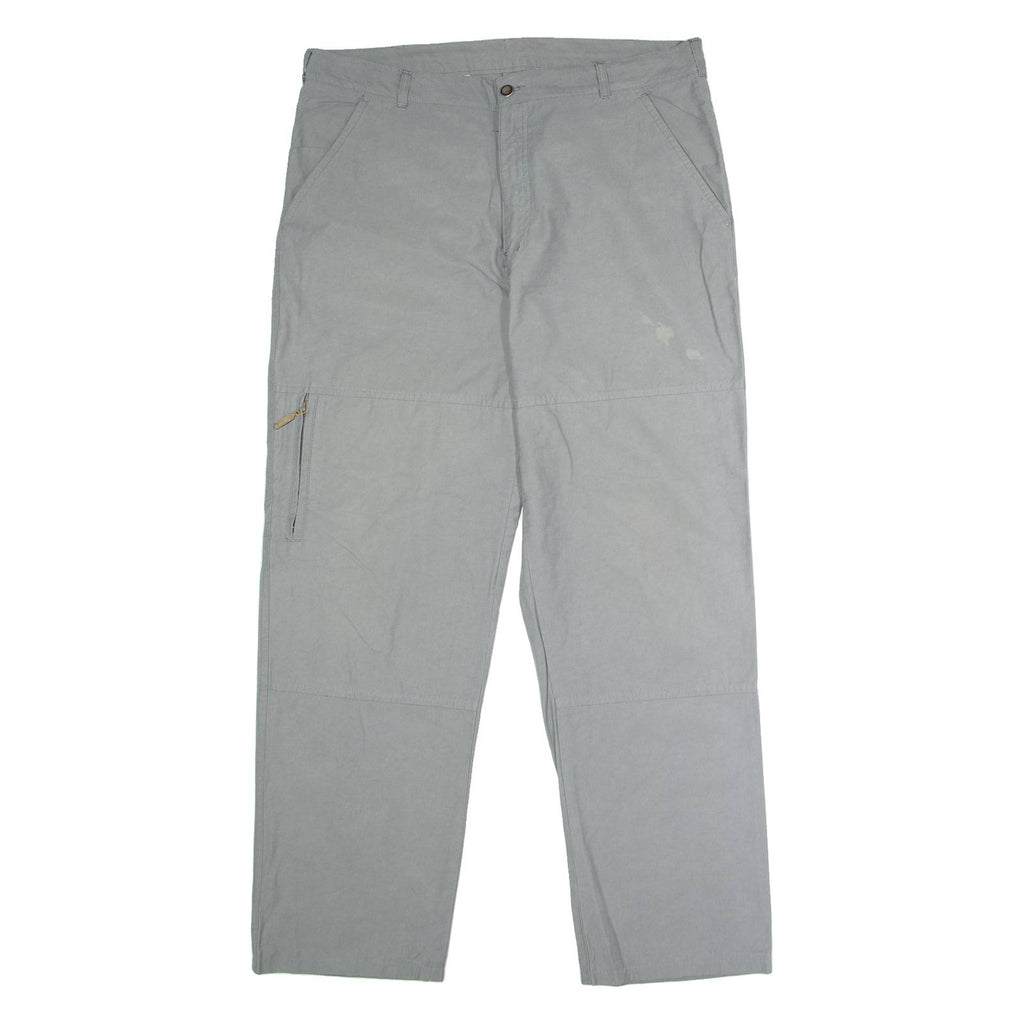 JEFFREY JORDAN Mens Trousers Grey Regular Straight W36 L32