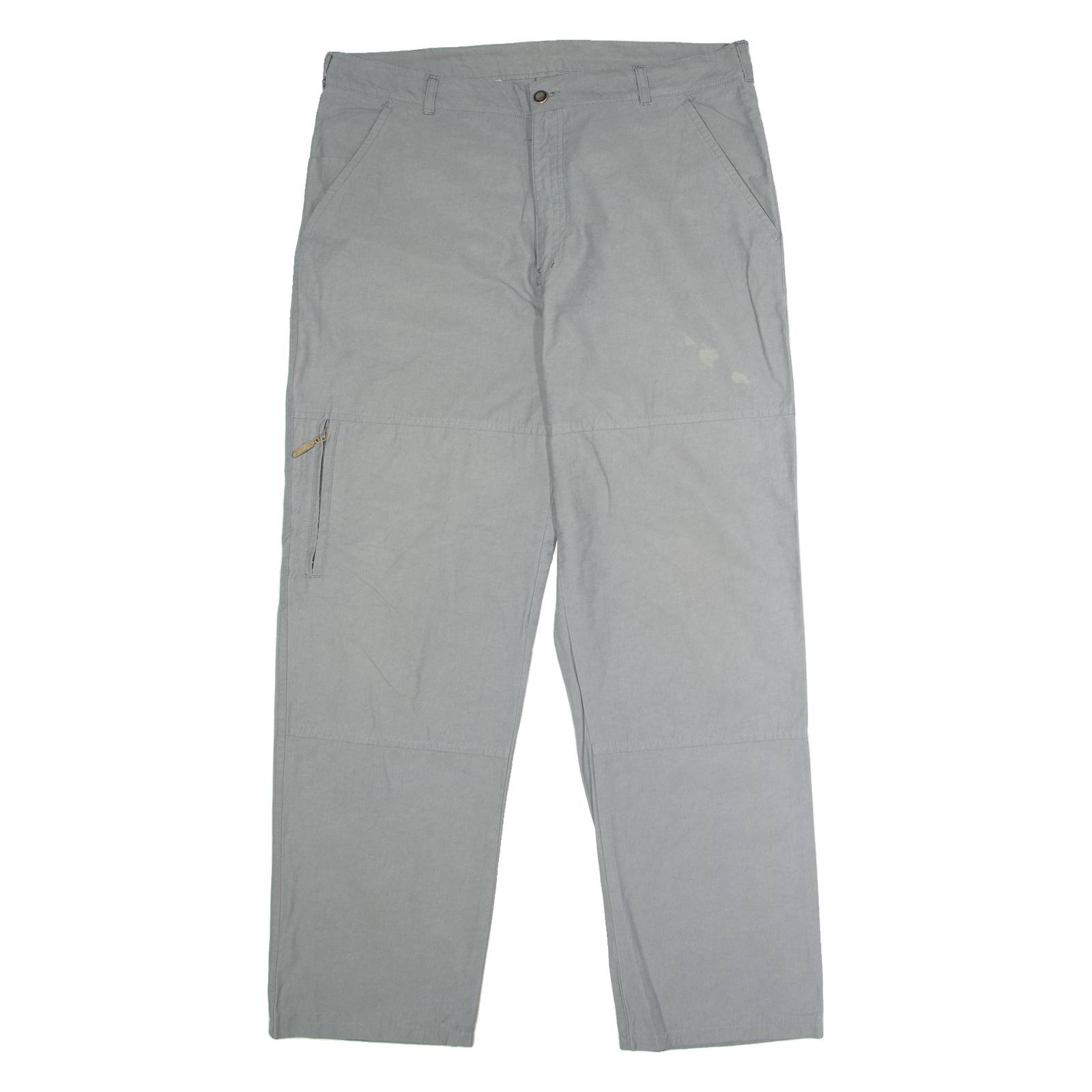 JEFFREY JORDAN Mens Trousers Grey Regular Straight W36 L32