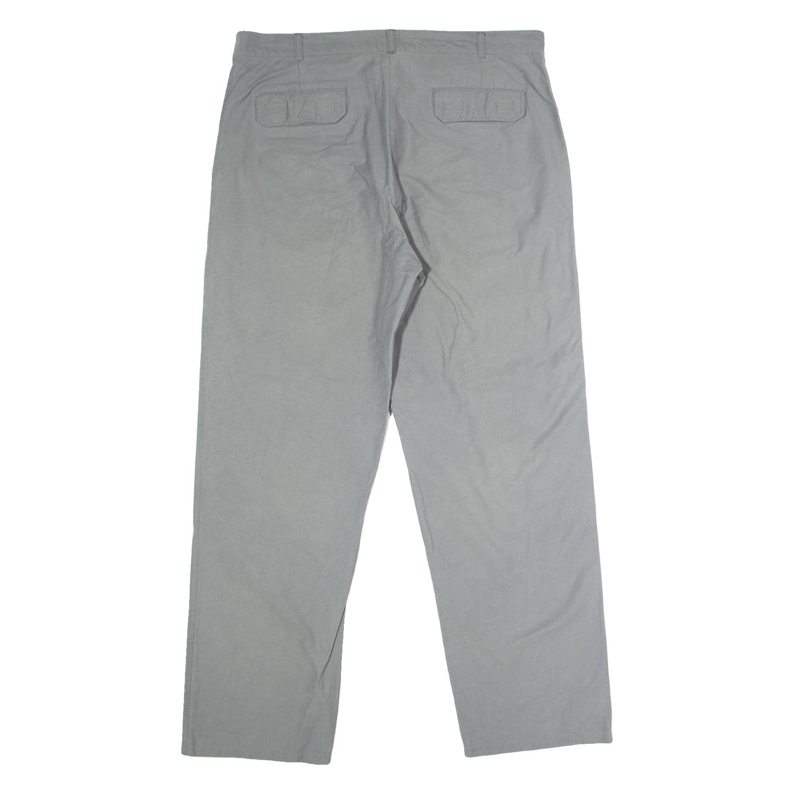 JEFFREY JORDAN Mens Trousers Grey Regular Straight W36 L32
