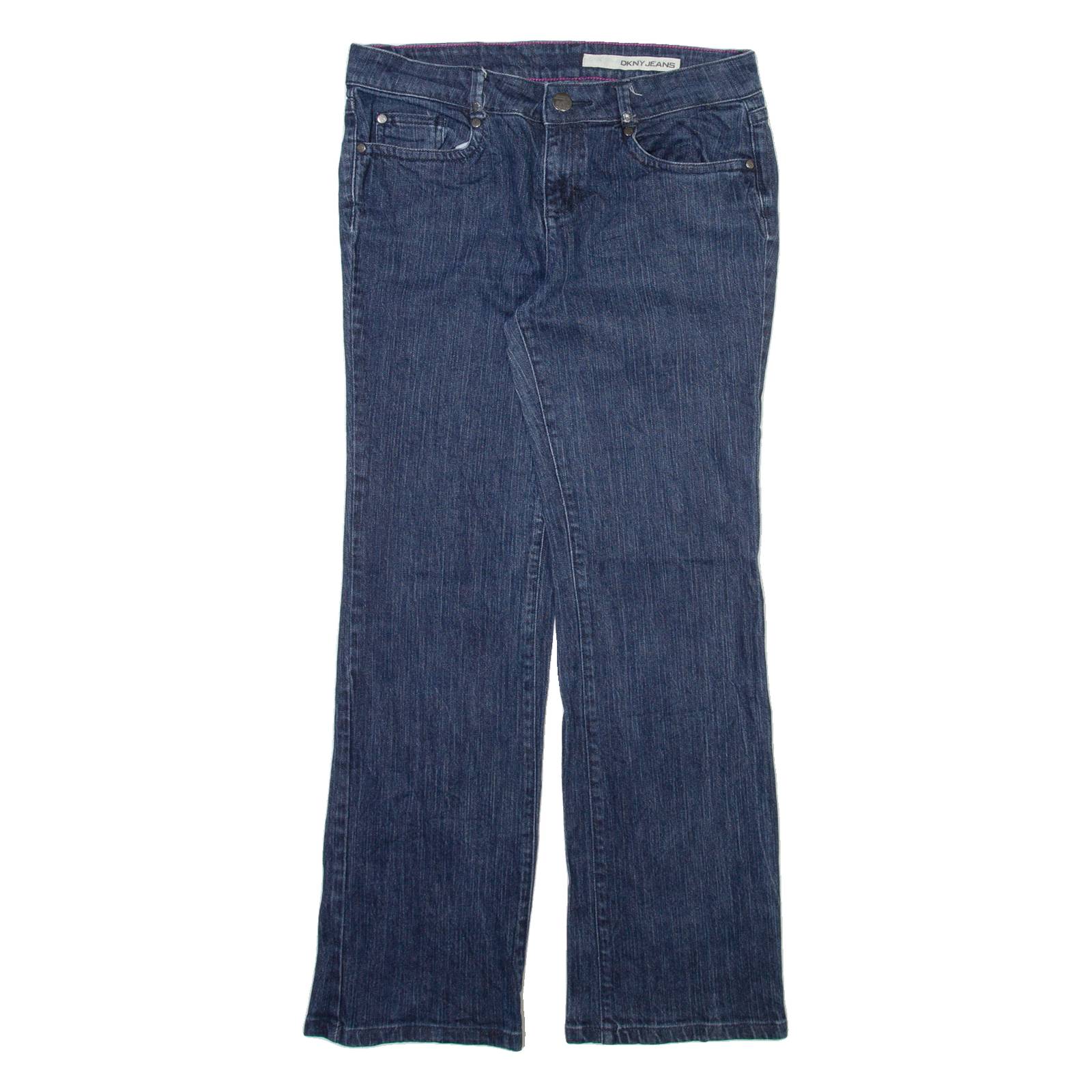 DKNY Womens Jeans Blue Regular Bootcut W31 L30