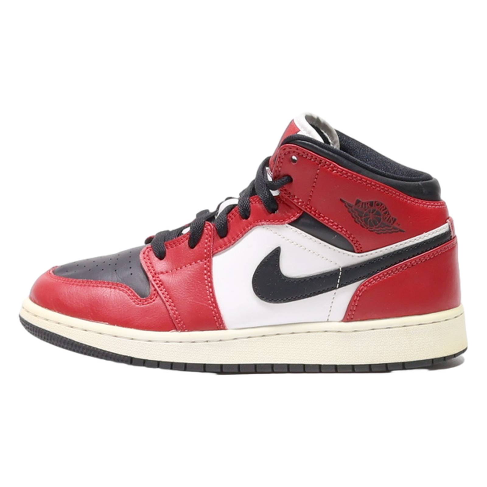 AIR JORDAN High Top Trainers Red Synthetic Girls UK 4.5