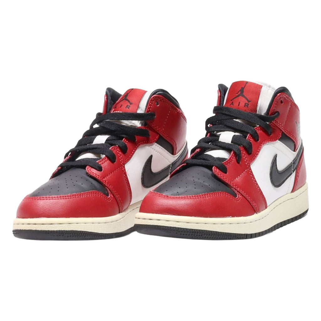 AIR JORDAN High Top Trainers Red Synthetic Girls UK 4.5