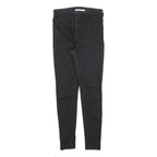 LEVI'S 720 Womens Jeans Black Slim Skinny Denim W25 L28 Stretch Zip Fly