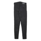 LEVI'S 720 Womens Jeans Black Slim Skinny Denim W25 L28 Stretch Zip Fly