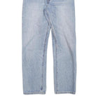 LEVI'S Womens Light Blue Denim Regular Fit Straight Leg Trousers W26 L25