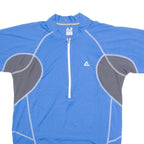 DARE2B Cycling Mens Jersey Blue 1/4 Zip L