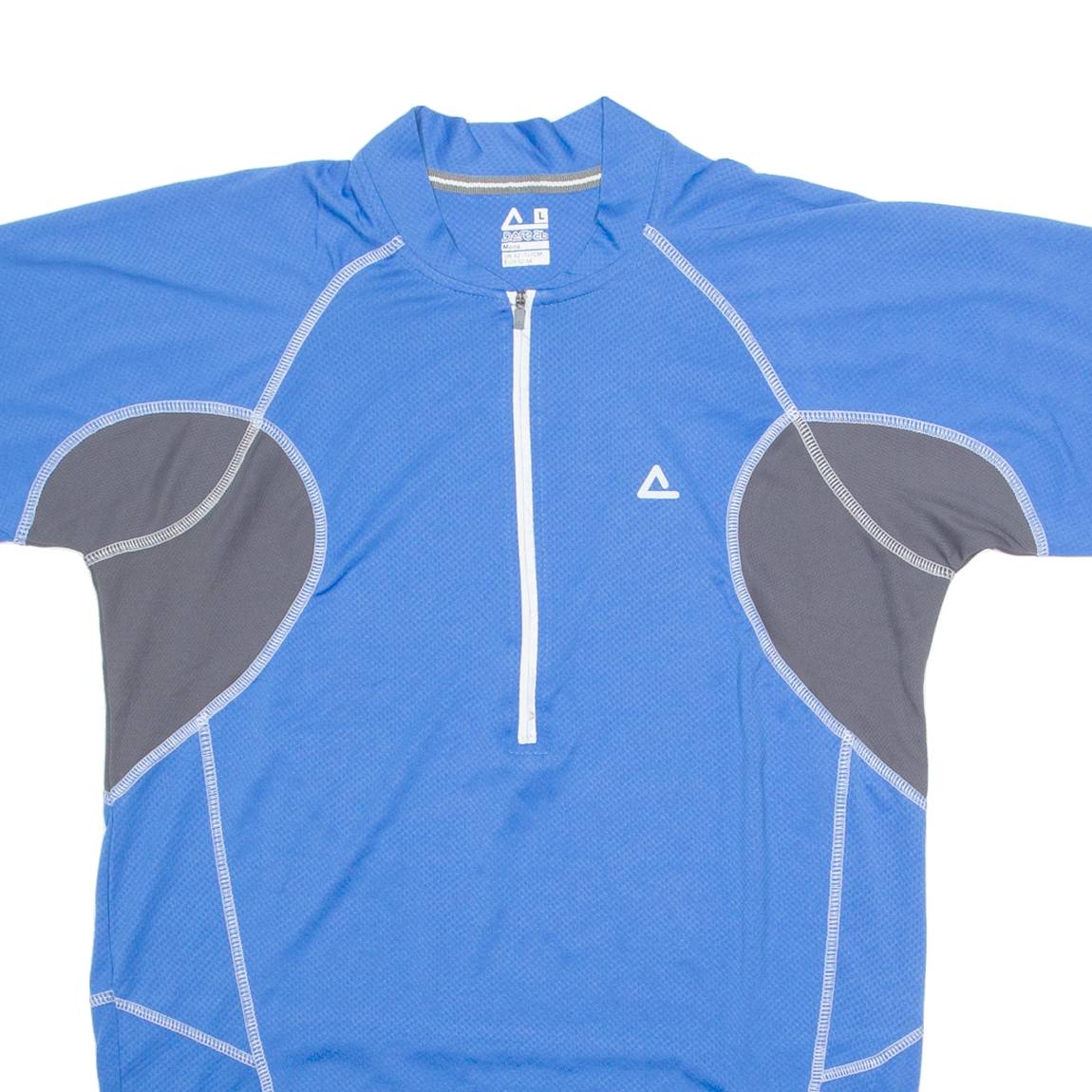 DARE2B Cycling Mens Jersey Blue 1/4 Zip L