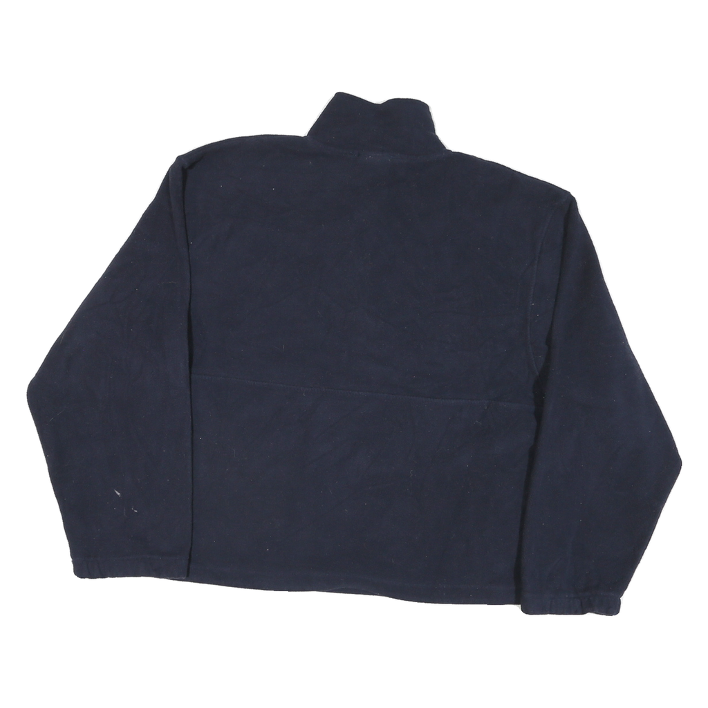 NEW BALANCE Mens Navy Blue Plain Pullover Crew Neck Basic Knit L Sportswear