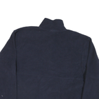 NEW BALANCE Mens Navy Blue Plain Pullover Crew Neck Basic Knit L Sportswear