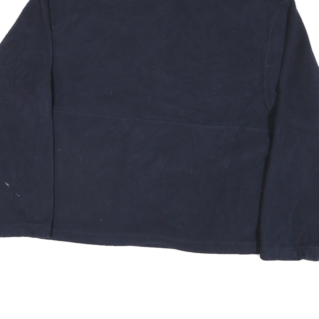 NEW BALANCE Mens Navy Blue Plain Pullover Crew Neck Basic Knit L Sportswear