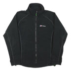 BERGHAUS Mens Black Softshell Jacket S Polyester Blend Zip Up Outdoor Activewear