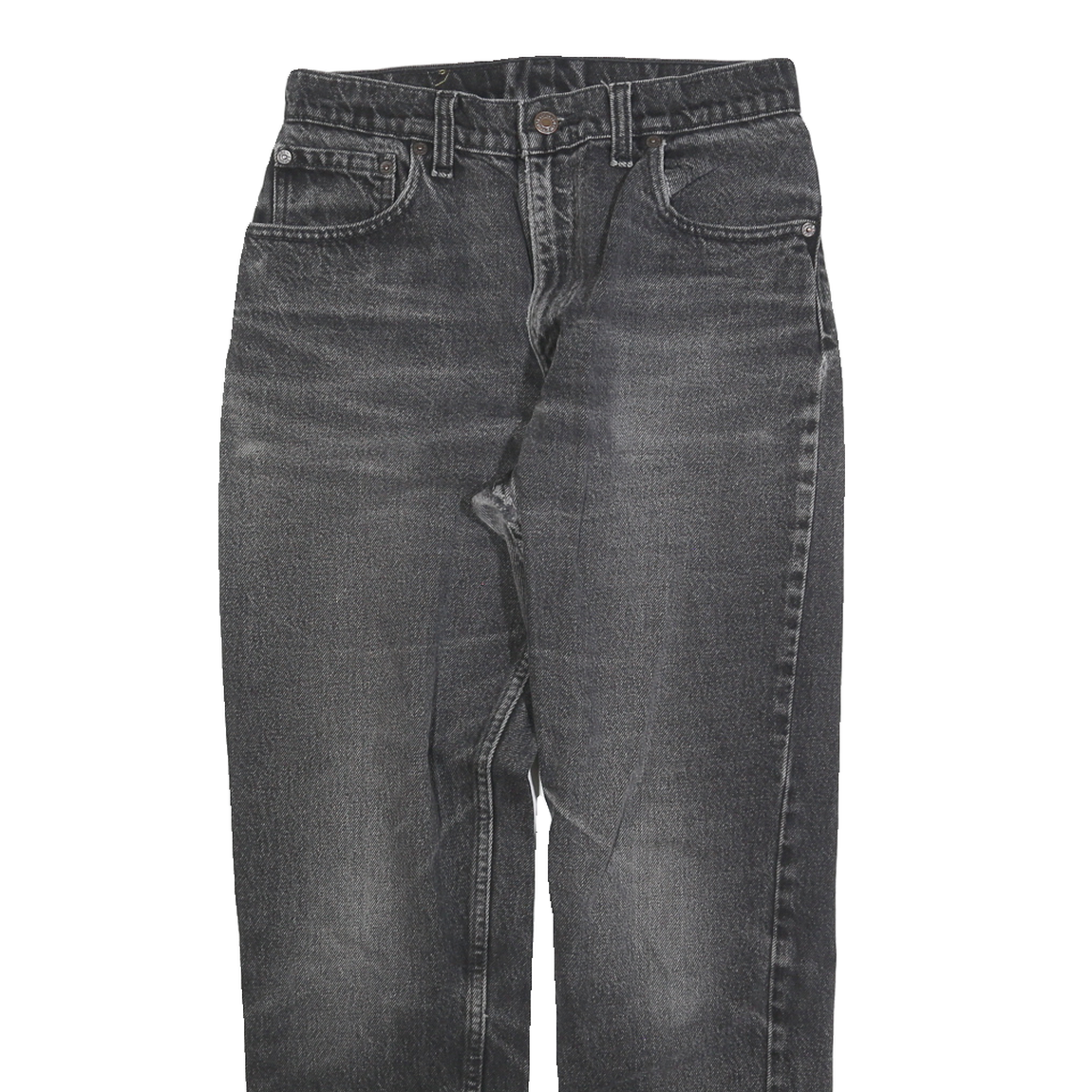 LEVI'S 550 Tapered Womens Jeans Black Relaxed Cotton Blend W29 L28 Comfortable