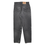 LEVI'S 550 Tapered Womens Jeans Black Relaxed Cotton Blend W29 L28 Comfortable