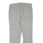 DICKIES Mens Jeans Beige Regular Straight Denim W36 L30 Cotton Blend Workwear