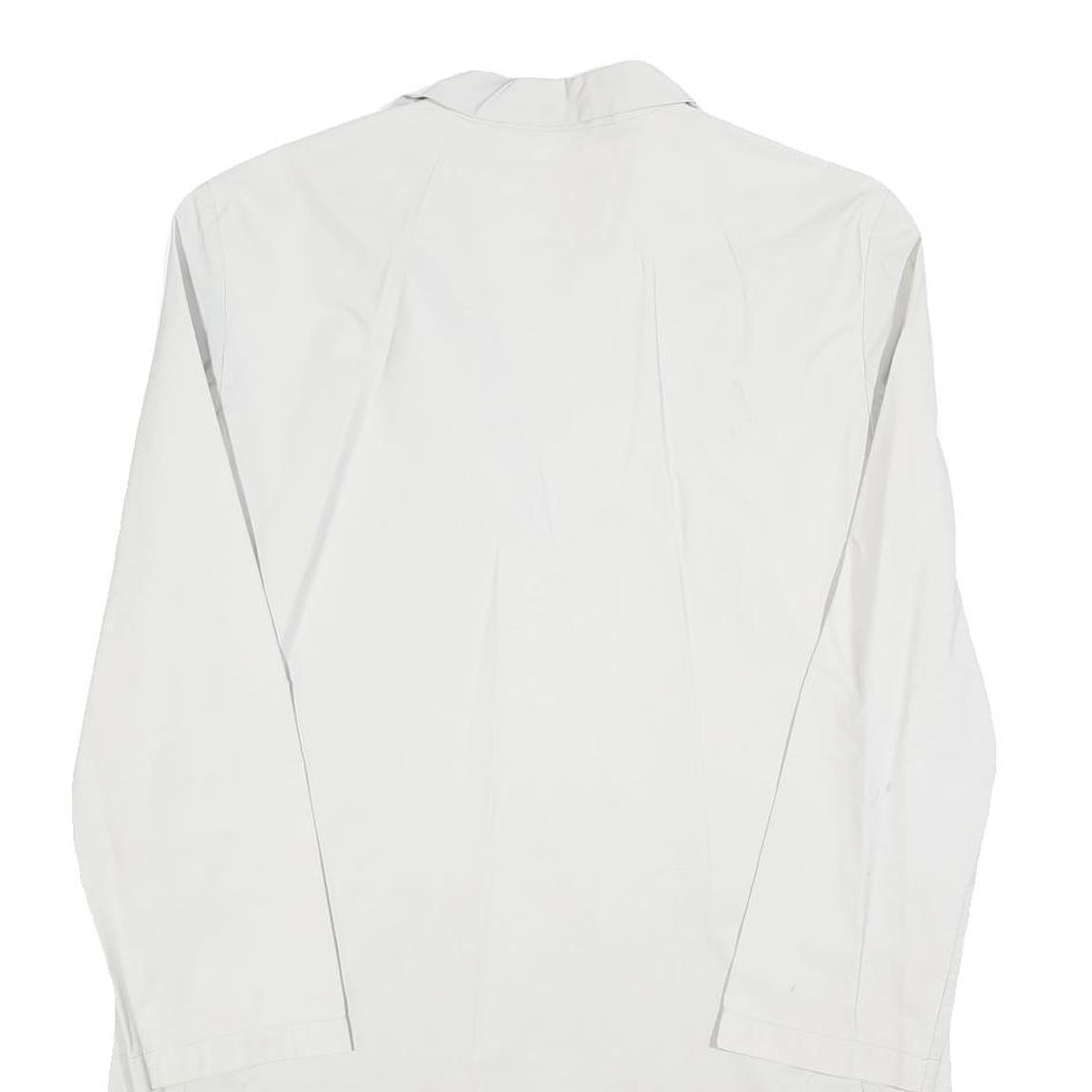 GABRIELE STREHLE Womens White Jacket S Polyester Blend Button Closure Plain
