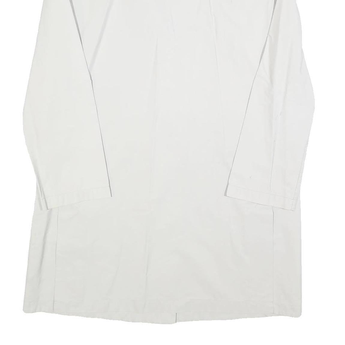 GABRIELE STREHLE Womens White Jacket S Polyester Blend Button Closure Plain