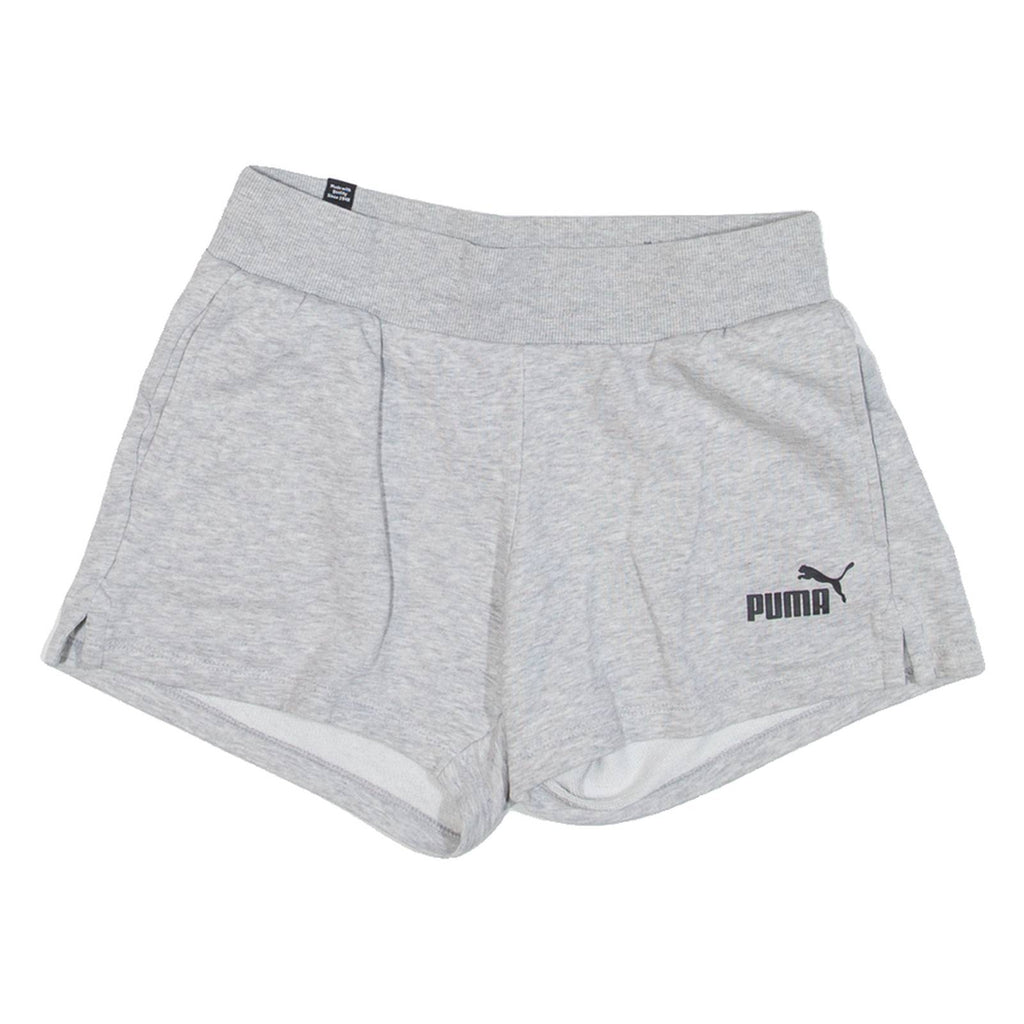 PUMA Womens Casual Shorts Grey Relaxed XS W26