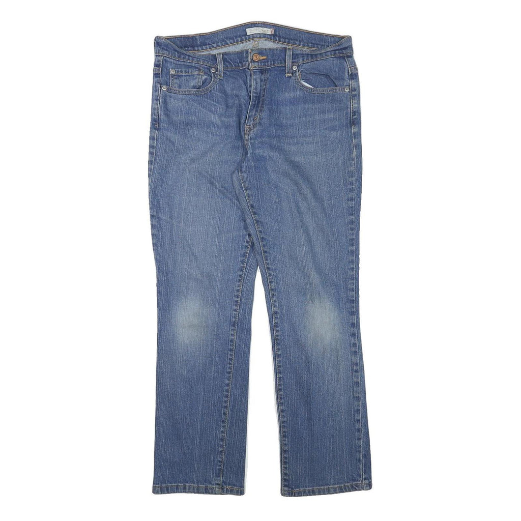 LEVI'S 505 Womens Jeans Blue Regular Straight Denim Medium W31 L29 Classic Fit