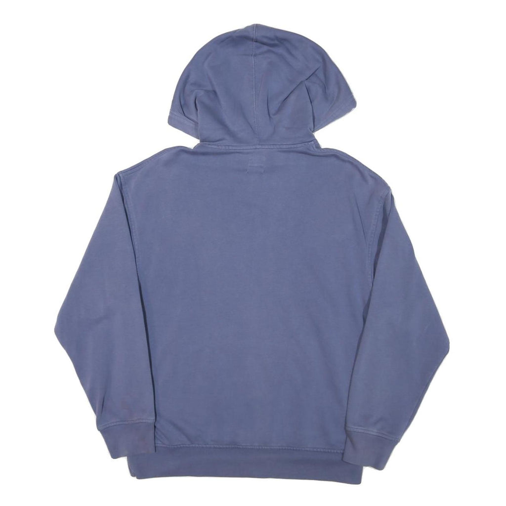 LEVI'S Mens Blue Hoodie S Cotton Blend Pullover Sweatshirt Classic Logo