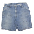 MEMBERS MARK Mens Denim Blue Casual Shorts XL W40 Cotton Blend Relaxed Fit