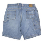 MEMBERS MARK Mens Denim Blue Casual Shorts XL W40 Cotton Blend Relaxed Fit