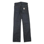 CARHARTT Womens Regular Fit Straight Leg Denim Raw Jeans W28 L32 Durable Cotton