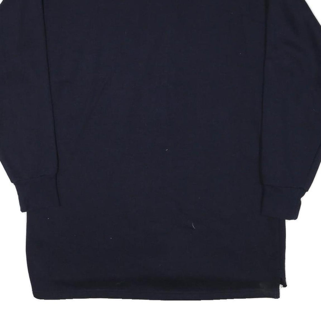 BUCHER Mens Black 1/4 Zip XL Cotton Blend Sweatshirt Pullover Casual Everyday