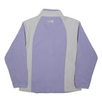 THE NORTH FACE Womens Purple & Light Grey Patterned Pullover Jumper Crew Neck L