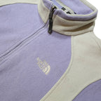 THE NORTH FACE Womens Purple & Light Grey Patterned Pullover Jumper Crew Neck L