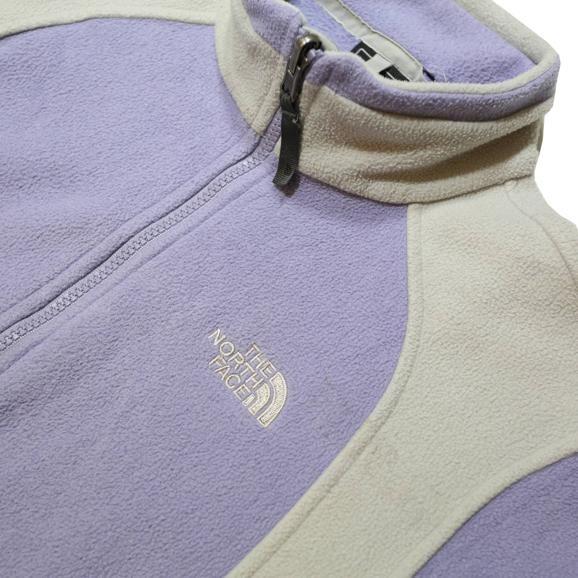 THE NORTH FACE Womens Purple & Light Grey Patterned Pullover Jumper Crew Neck L