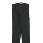 LEVI'S Womens Black Slim Skinny Denim Dark W24 L28 Stretch Cotton Blend Jeans