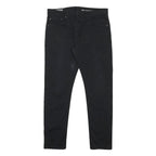 LEVI'S Mens Cotton Blend Black Slim Skinny Trousers W32 L29 Stylish Zip Closure