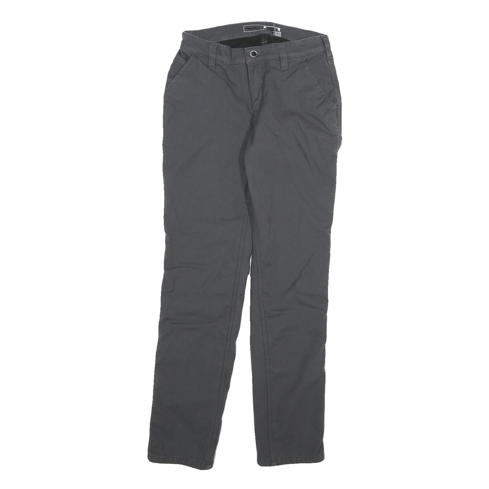 CARHARTT Womens Cotton Blend Black Relaxed Straight Trousers W26 L30 Casual