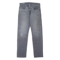 LEVI'S 502 Jeans BIG E Mens Grey Regular Tapered Stone Wash W32 L34