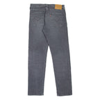 LEVI'S 502 Jeans BIG E Mens Grey Regular Tapered Stone Wash W32 L34