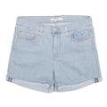 LEVI'S Womens Denim Light Blue Casual Shorts M W29 Summer Roll Hem