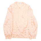 NISIONS Womens Blouse Pink Collared Long Sleeve M