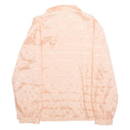 NISIONS Womens Blouse Pink Collared Long Sleeve M