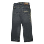 SIR BENNI MILES Mens Jeans Blue Relaxed Straight Denim Medium Wash W36 L32