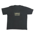 ADIDAS Womens Black Graphic T-Shirt XL Short Sleeve Crew Neck Cotton Casual