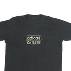 ADIDAS Womens Black Graphic T-Shirt XL Short Sleeve Crew Neck Cotton Casual