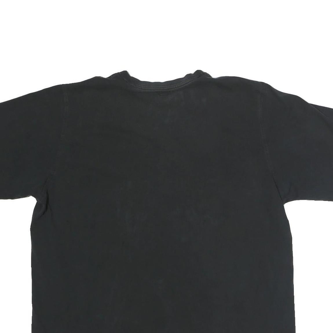 ADIDAS Womens Black Graphic T-Shirt XL Short Sleeve Crew Neck Cotton Casual