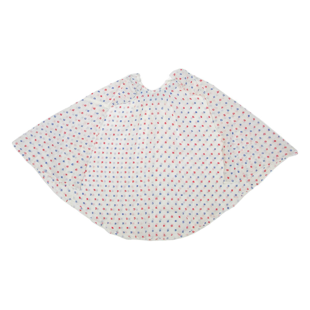 Cape Womens Printed Blouse White Spotted S