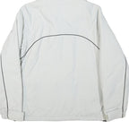 HELLY HANSEN Mens White Grey Outdoor Jacket S Polyester Plain Zip Hooded